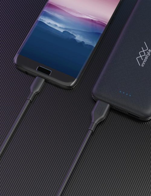 Pin dự phòng Innostyle PowerGo Smart Ai 10.000mAh - Black