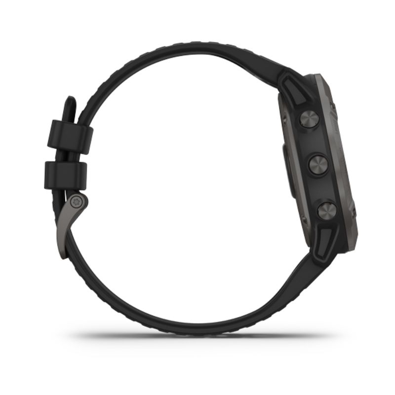 Garmin Fenix 6, Sapphire - Carbon Gray DLC with Black Band