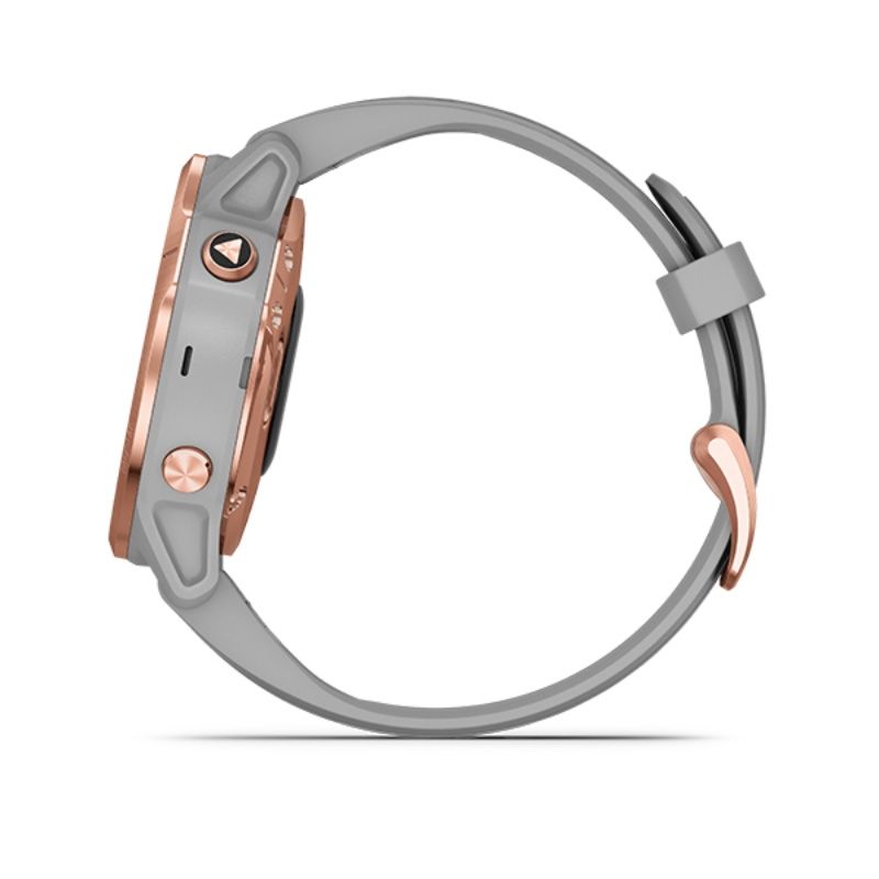 Garmin Fenix 6S, Sapphire - Rose Gold-tone with Powder Gray Band