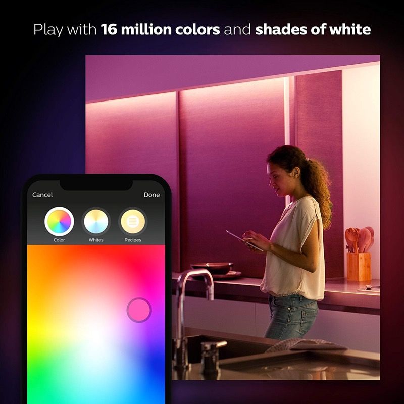 Đèn thông minh Led dây Philips Hue Lightstrip Plus 2M – Base KIT