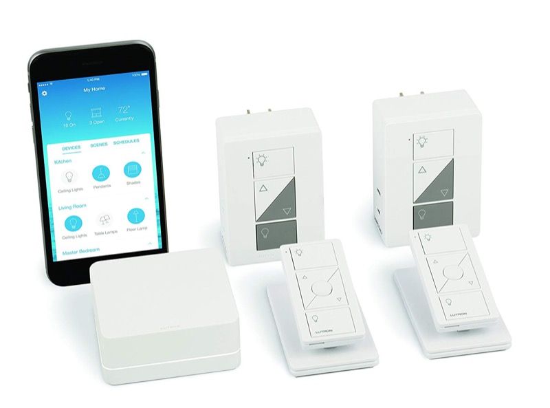 Lutron Caseta Wireless Smart Lighting Lamp Dimmer (2 count) Starter Kit - nhập khẩu