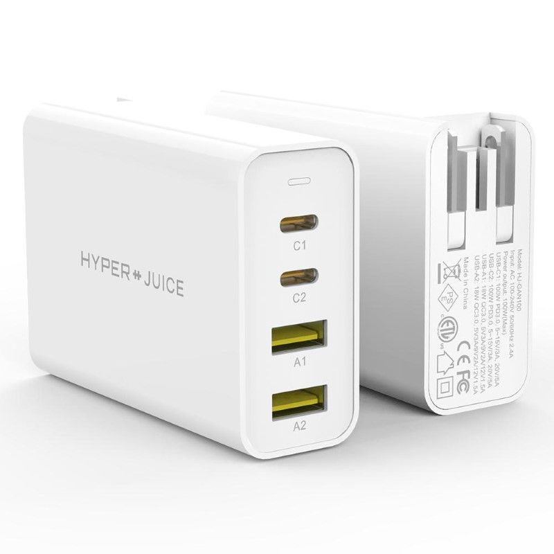 Cục sạc đa cổng HyperJuice GaN 100W USB-C Charger