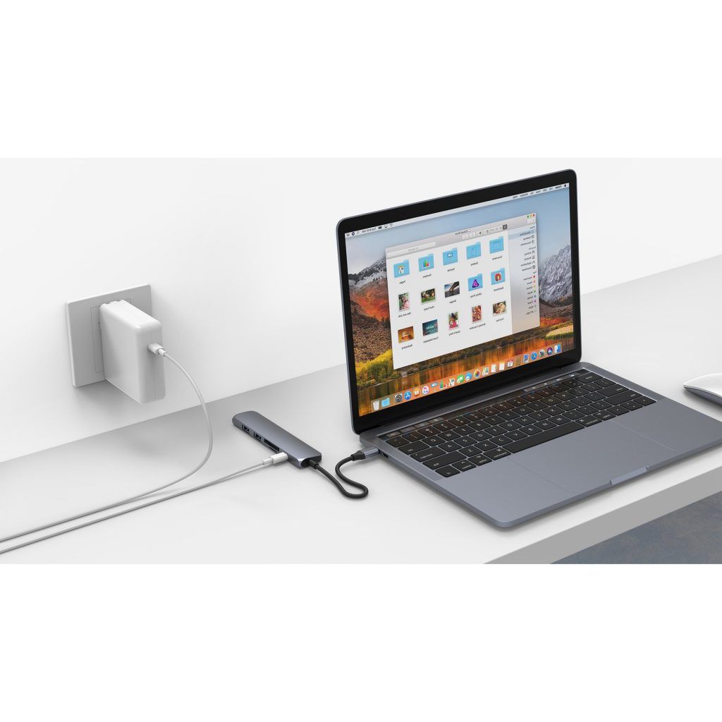 Cổng Chuyển Hyperdrive Bar 6-in-1 USB-C Hub (HD22E) For Macbook, Ipad Pro 2018, PC & Devices