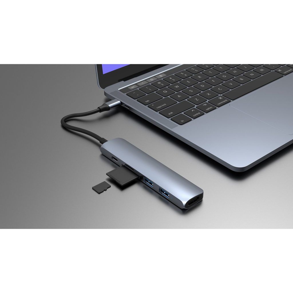 Cổng Chuyển Hyperdrive Bar 6-in-1 USB-C Hub (HD22E) For Macbook, Ipad Pro 2018, PC & Devices