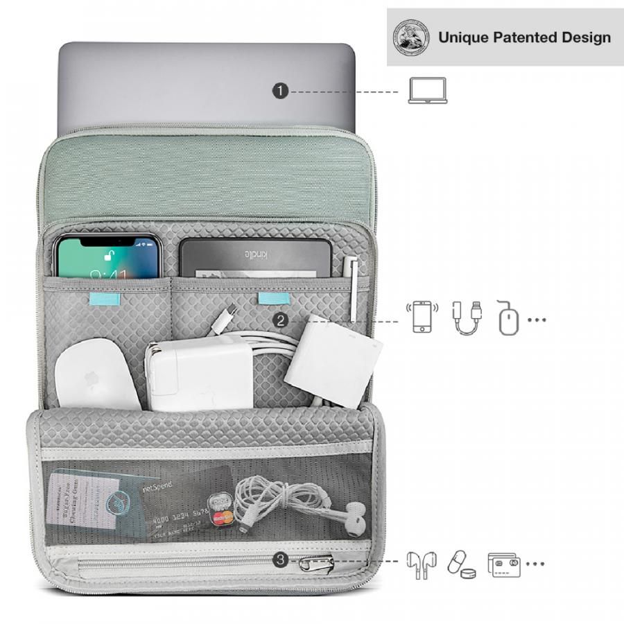 Tomtoc 360° Protection Premium Sleeve for MacBook Pro 13