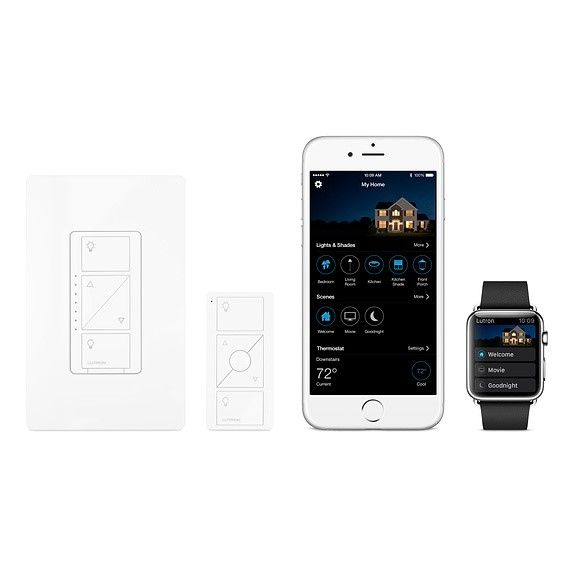 Apple Lutron Caséta Wireless In-Wall Light Dimmer with Remote