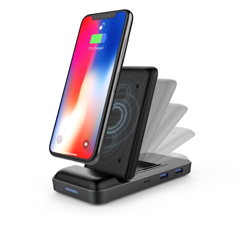 HyperDrive 7.5W Wireless Charger USB-C Hub