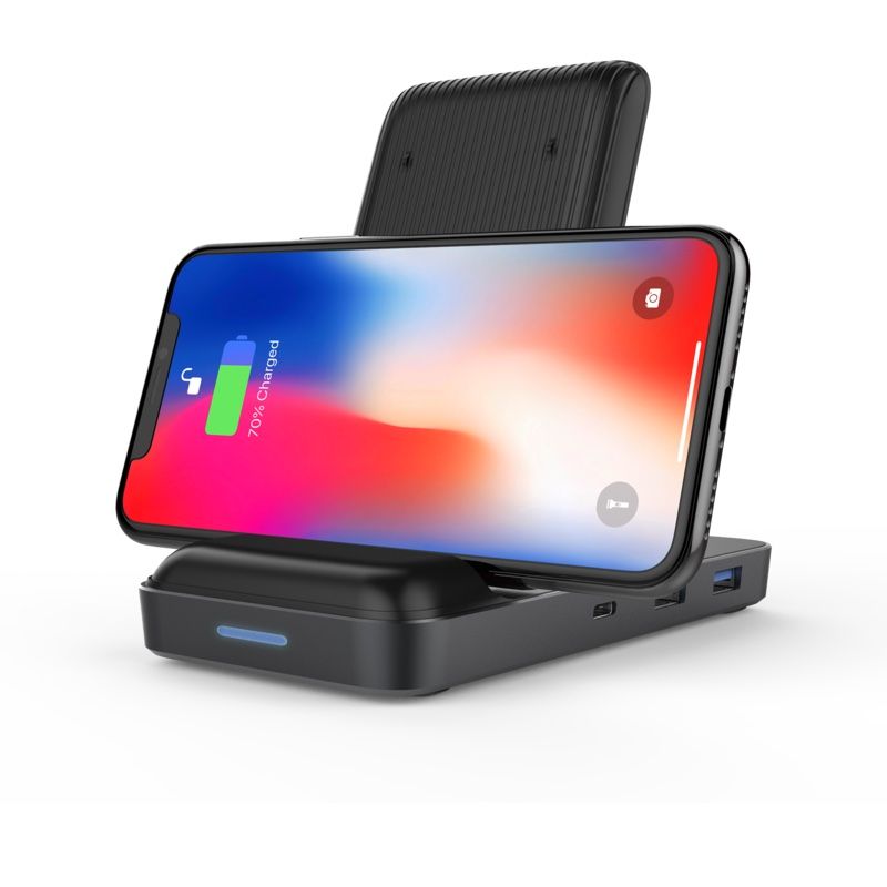 HyperDrive 7.5W Wireless Charger USB-C Hub
