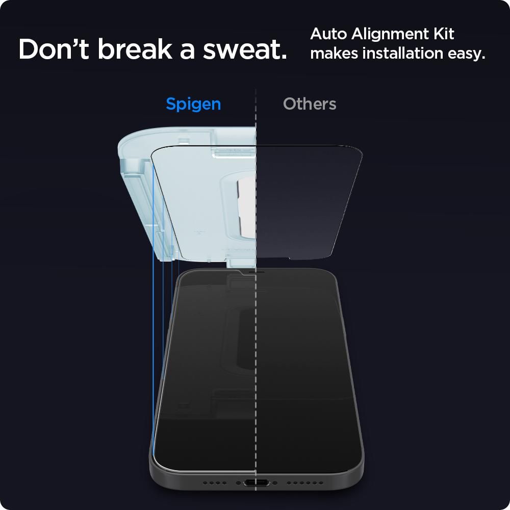 Ốp Spigen Screen Protector EZ Fit Glas.tR Slim iPhone 12 Pro Max