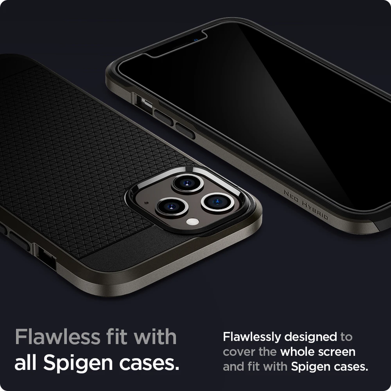 Ốp Spigen Screen Protector EZ FIT GLAS.tR Privacy iPhone 12 Pro Max