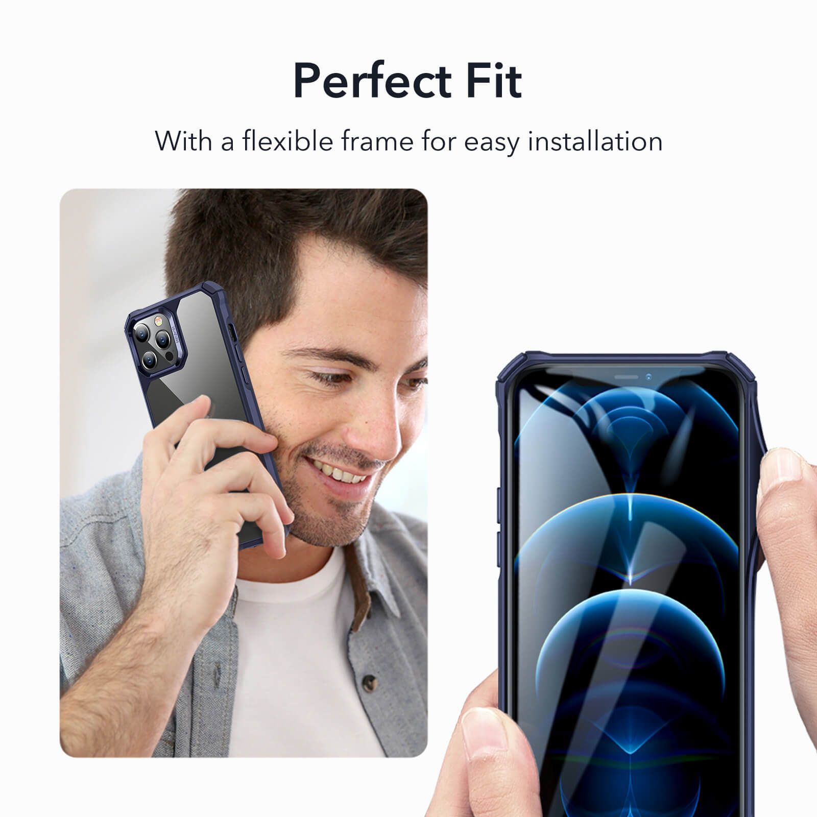 Ốp ESR Air Armor Clear Hard Case iPhone 12 Pro Max