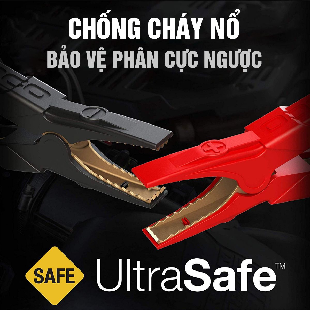 Pin dự phòng kiêm bộ khởi động xe NOCO GB50, 1500A
