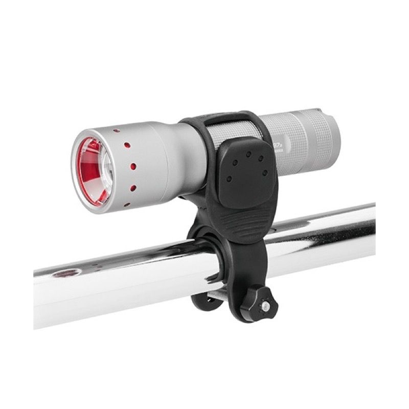 LedLenser B7.2 Led Bike Torch (Titanium) with Universal Bracket
