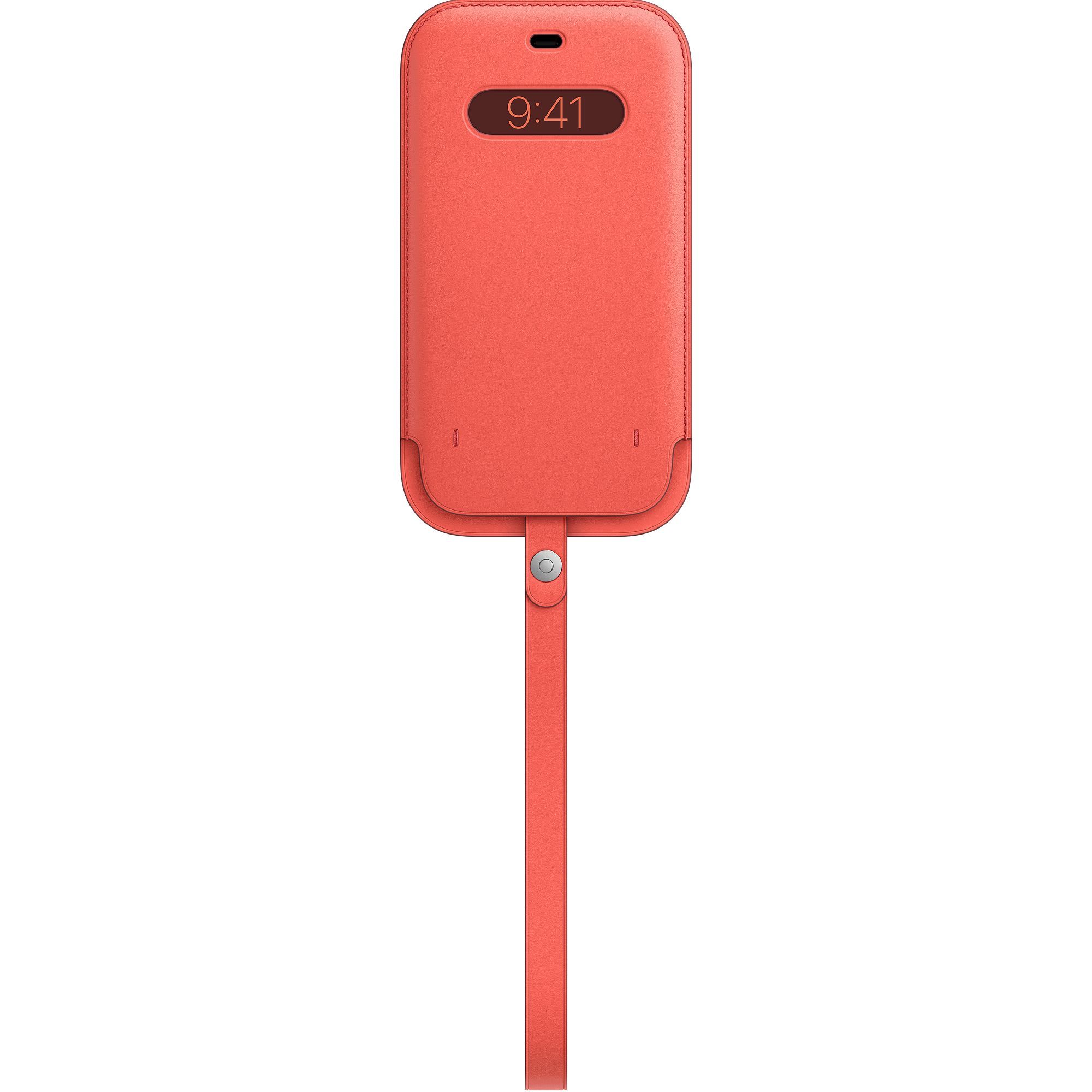 Bao da Apple Leather Sleeve with MagSafe for iPhone 12 Pro Max