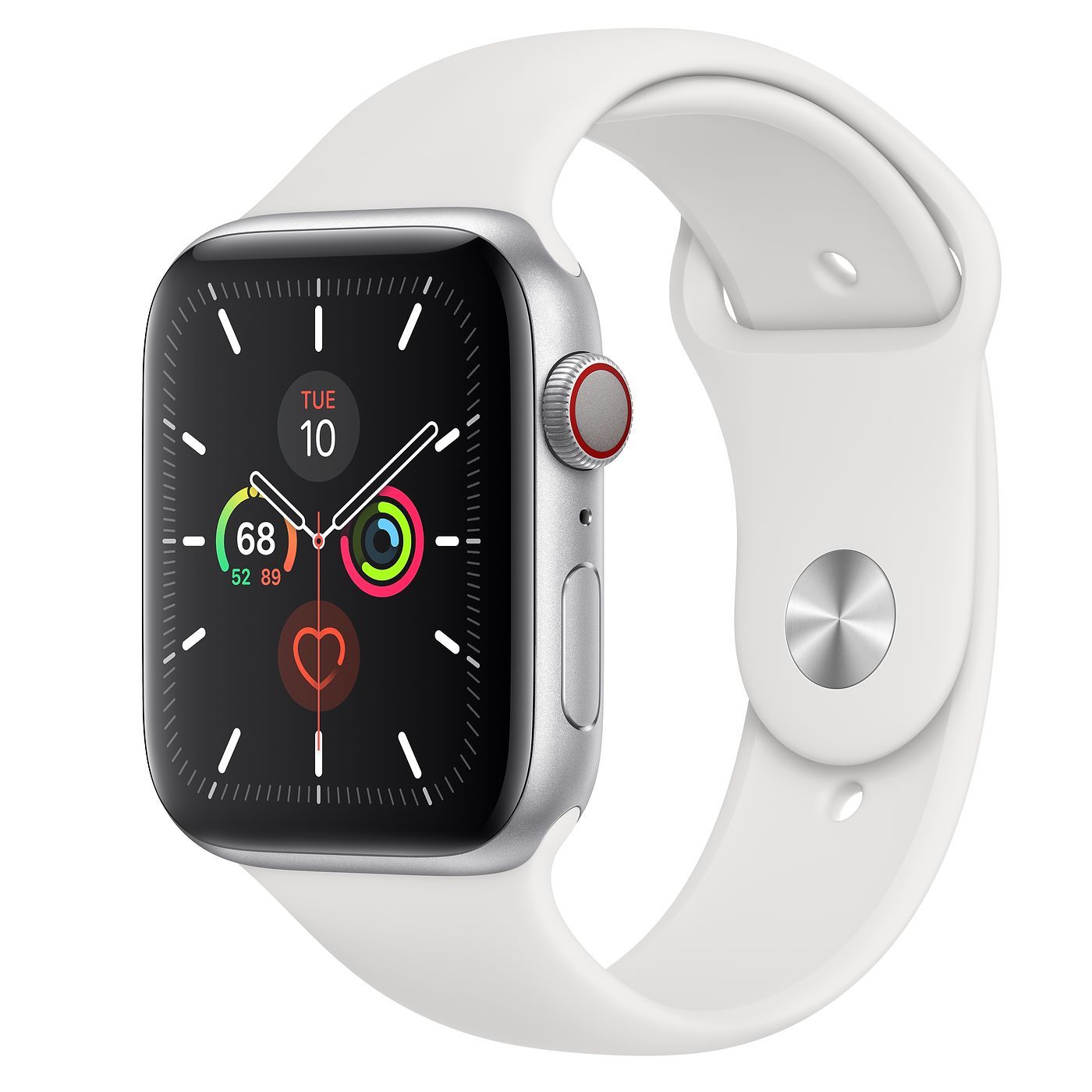 Apple Watch Series 5 GPS + Cellular 44mm Aluminum, Sport Band