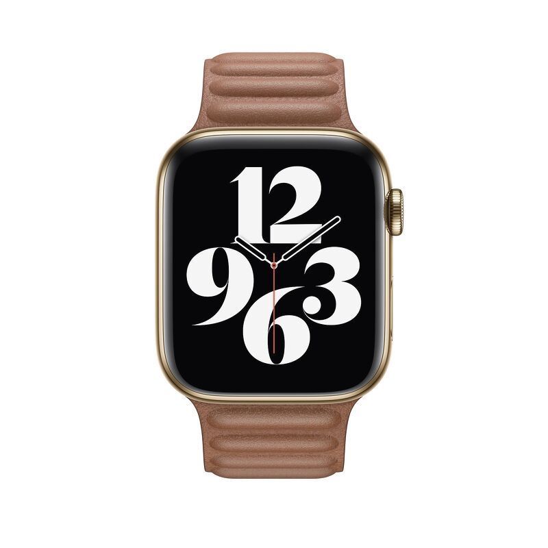 Dây đeo Apple Watch 44mm Leather Link - S/M