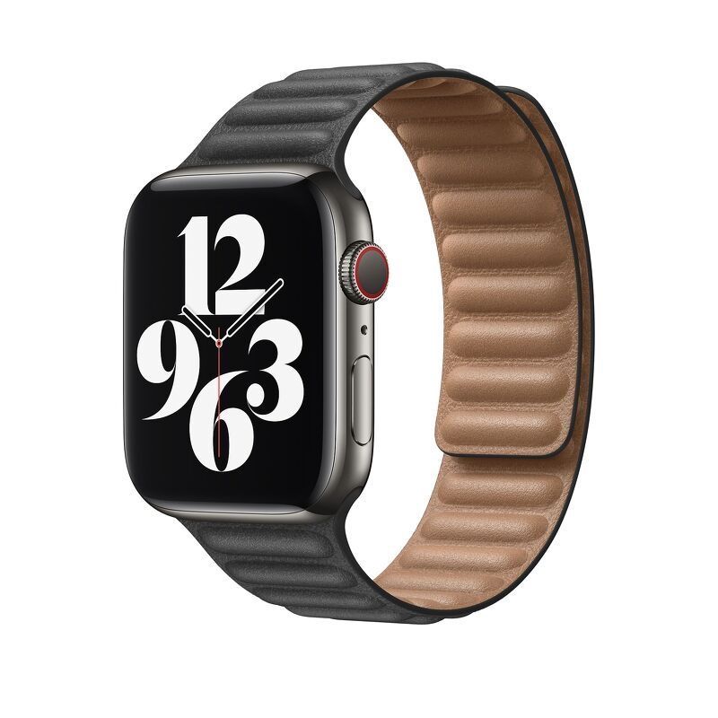 Dây đeo Apple Watch 44mm Leather Link - S/M