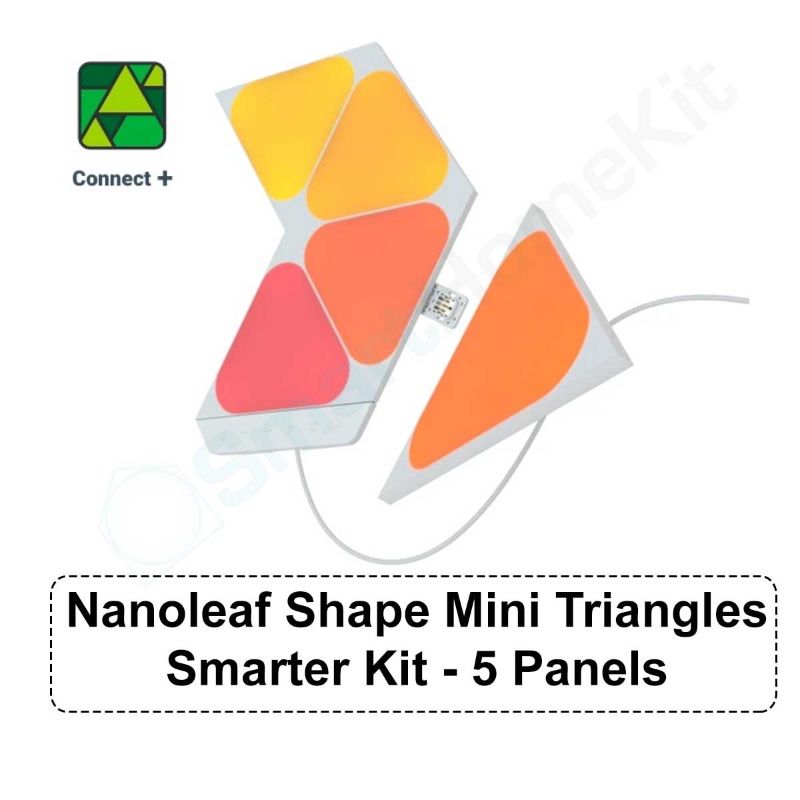 Đèn thông minh Nanoleaf Shapes Mini Triangle - Smarter Kit (5 pieces)