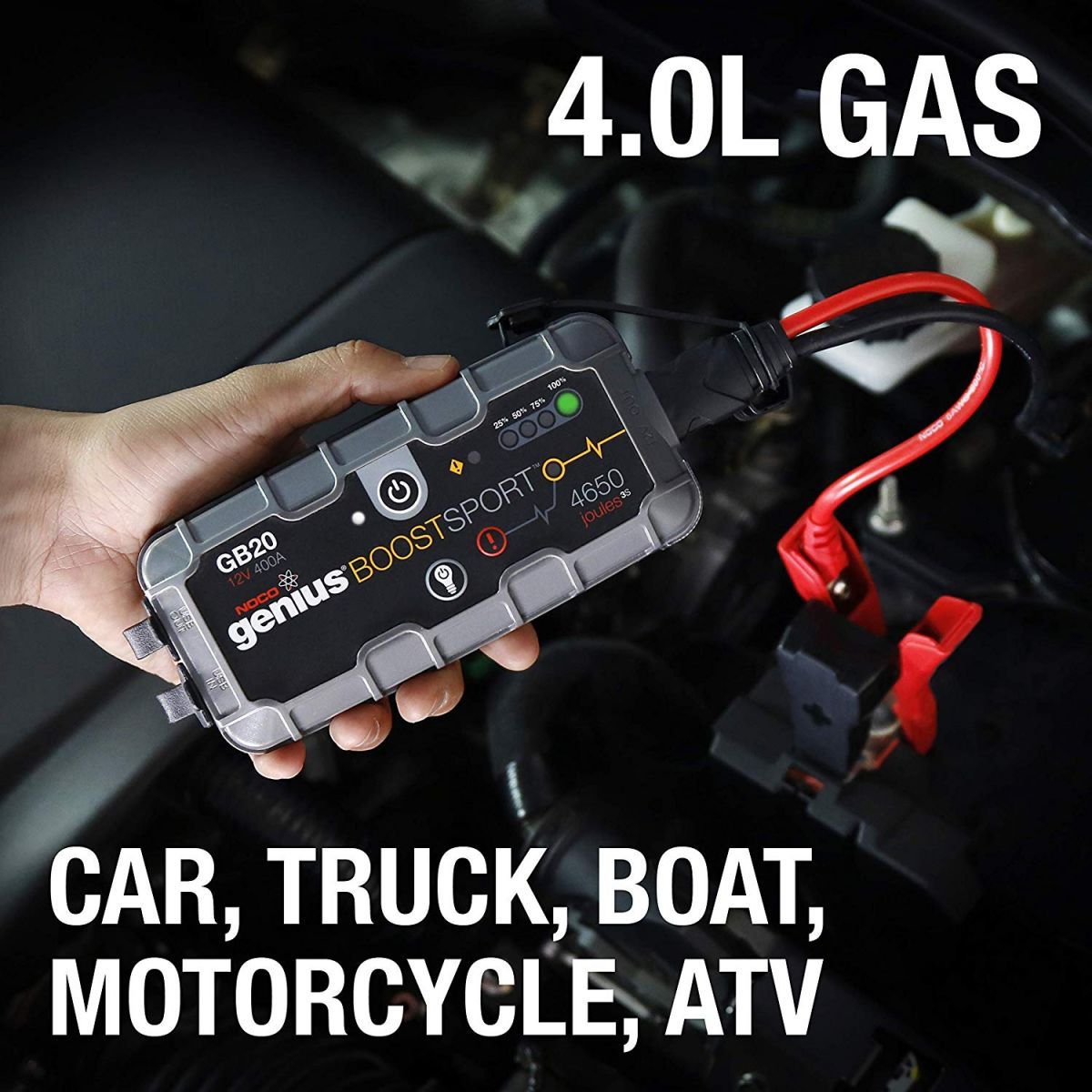 Pin dự phòng kiêm bộ khởi động xe NOCO GB20, 400A