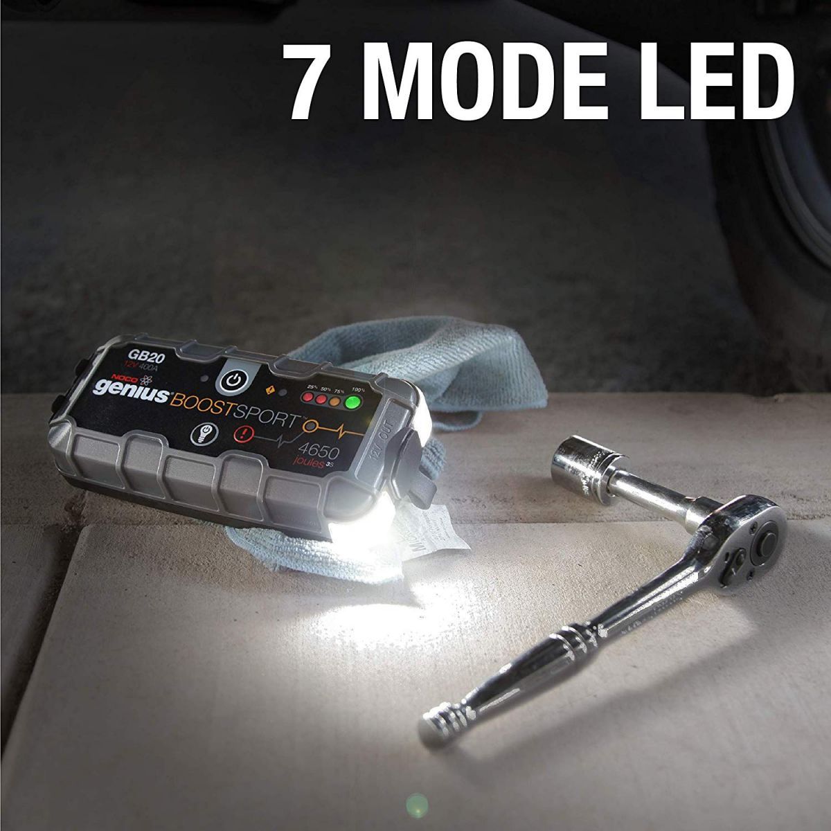 Pin dự phòng kiêm bộ khởi động xe NOCO GB20, 400A