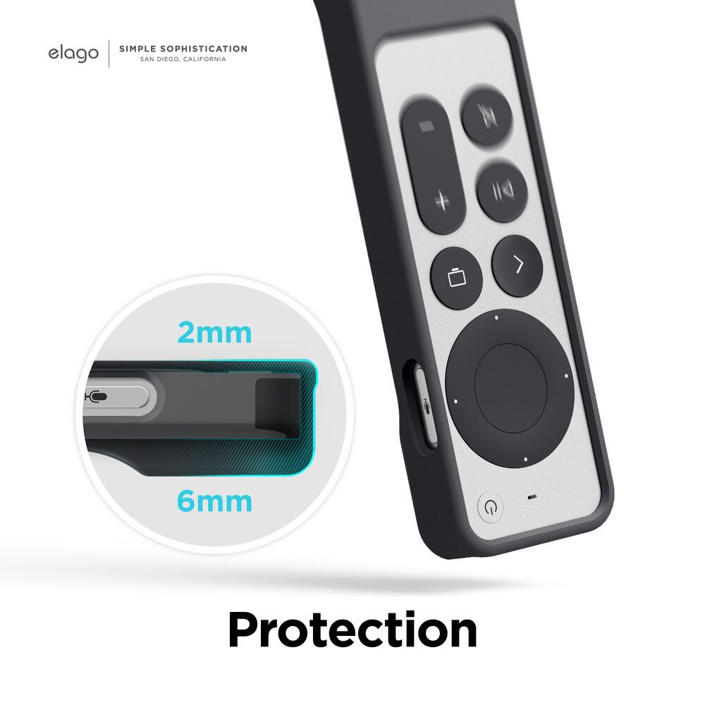 Vỏ bảo vệ Elago R1 Intelli cho Apple TV Siri Remote 2021