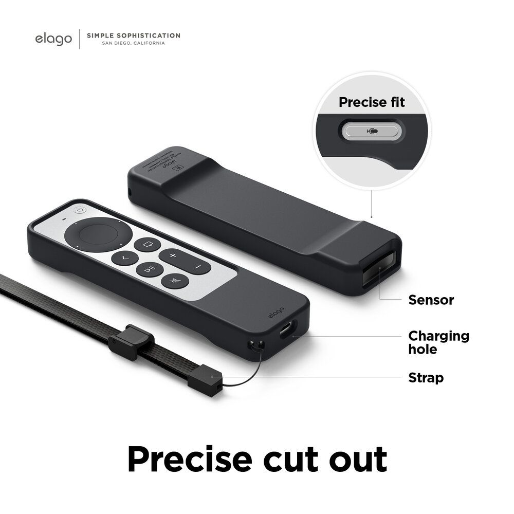 Vỏ bảo vệ Elago R1 Intelli cho Apple TV Siri Remote 2021