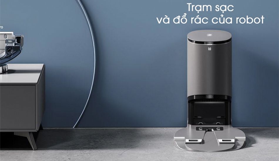 Robot hút bụi Ecovacs Deebot Ozmo T8 AIVI PLUS