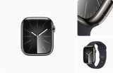  Đồng hồ Apple Watch Series 9 Stainless Steel với dây Sport Band 