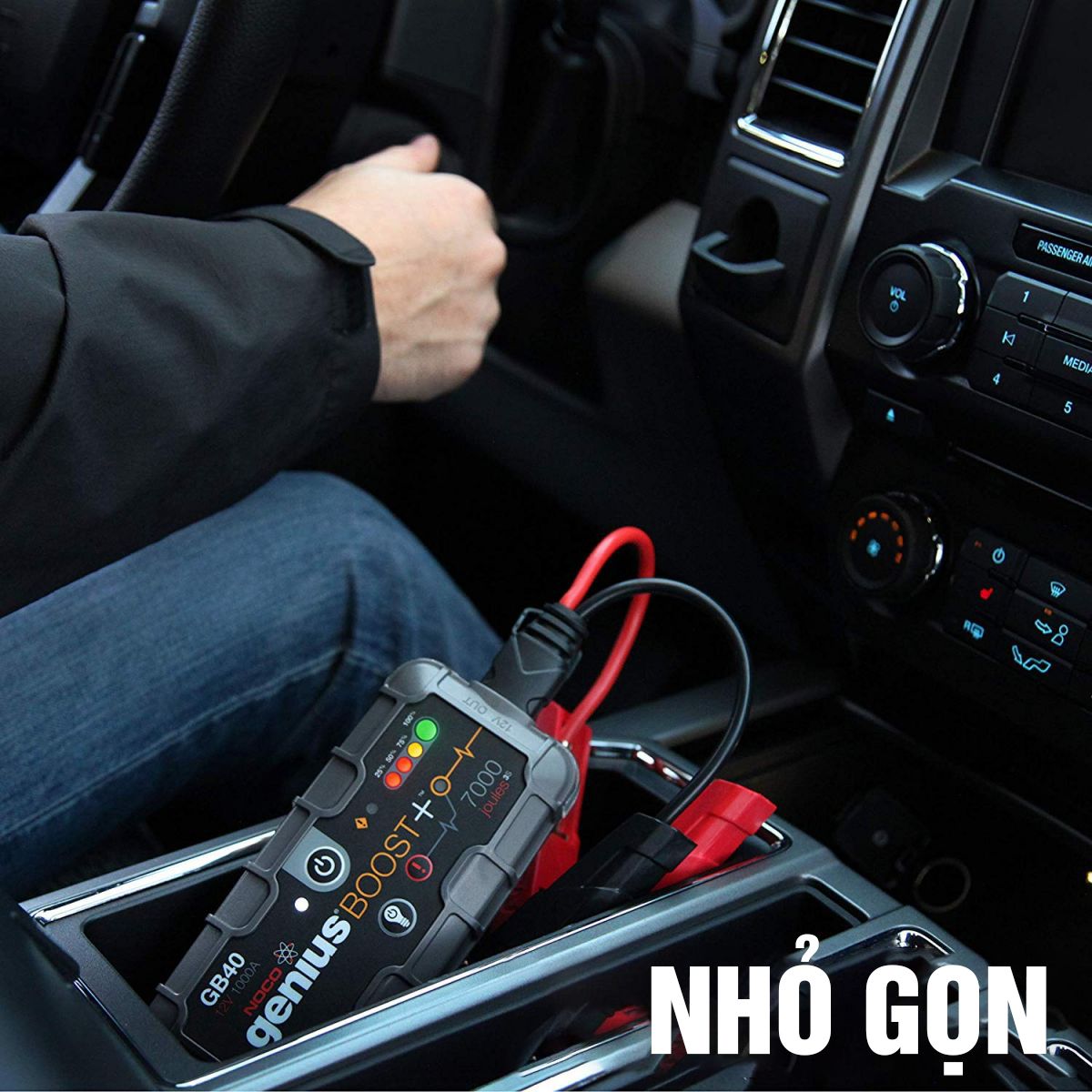 Pin dự phòng kiêm bộ khởi động xe NOCO GB40, 1000A