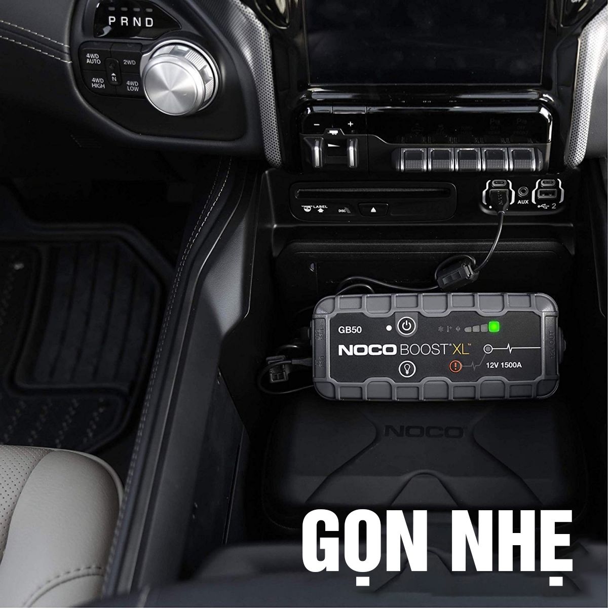 Pin dự phòng kiêm bộ khởi động xe NOCO GB50, 1500A