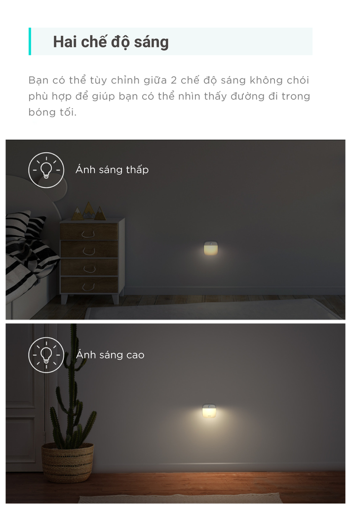 Bộ 3 đèn Eufy Lumi Dual-bright, 0.2W - T1305