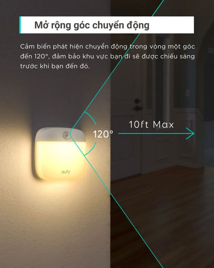 Bộ 3 đèn Eufy Lumi Dual-bright, 0.2W - T1305