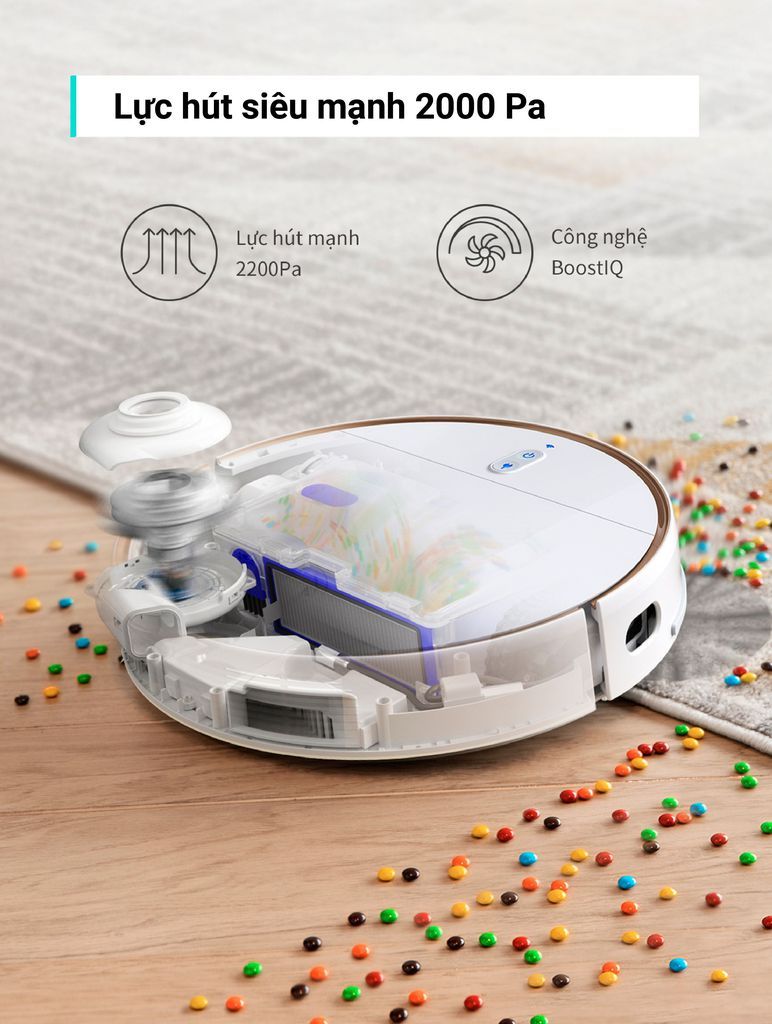 Robot Hút Bụi Eufy RoboVac L70 Hybrid - T2190