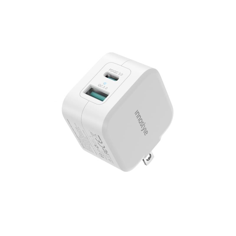 Cục sạc nhanh Innostyle Minigo Pro III Dual PD/QC3.0 20W