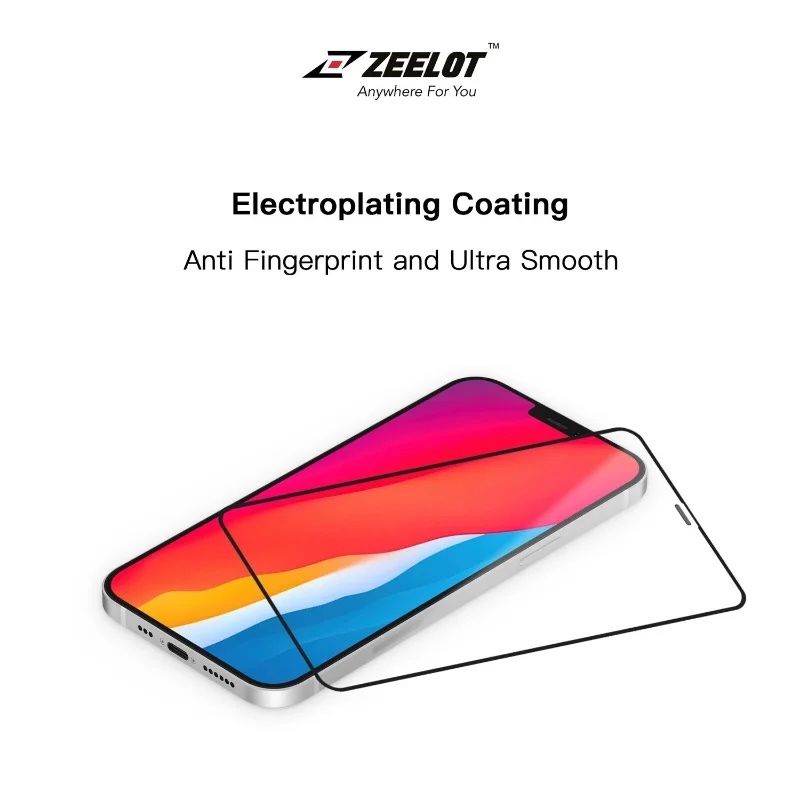 Kính Trong (Có Lưới Loa) ZEELOT cho iPhone 12 Pro Max 6.7