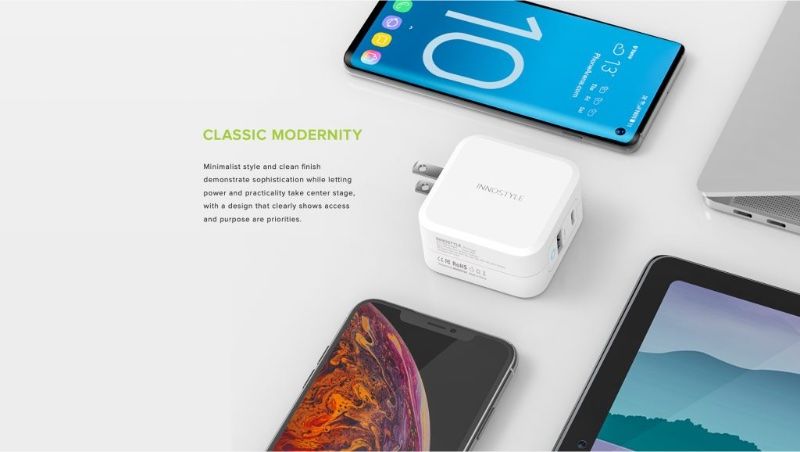 Cục sạc nhanh Innostyle GaN ZENI 65W