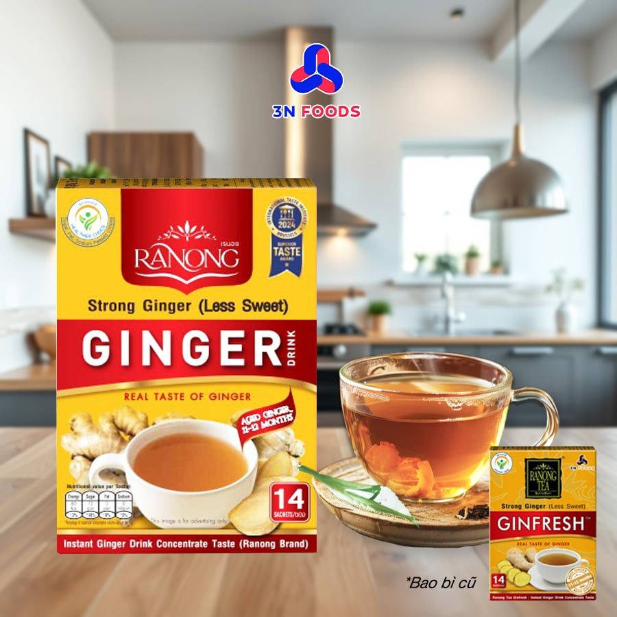 Trà gừng đậm đà Ranong Tea 210g