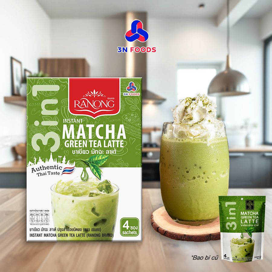 Trà sữa Matcha hòa tan Ranong Tea 80g