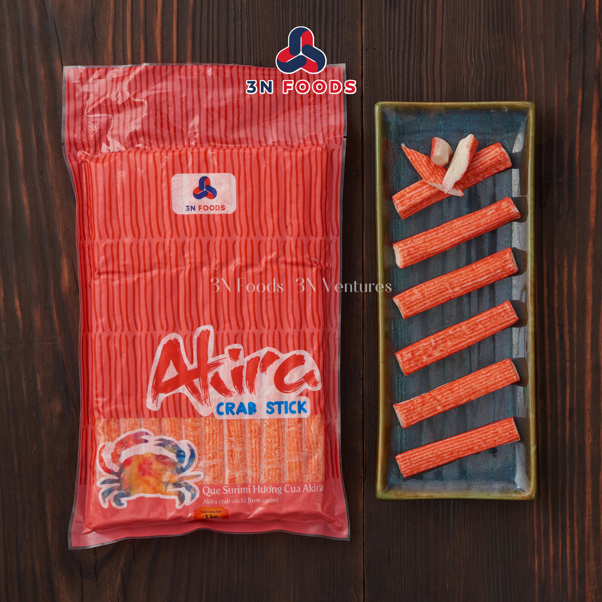Que surimi hương cua Akira