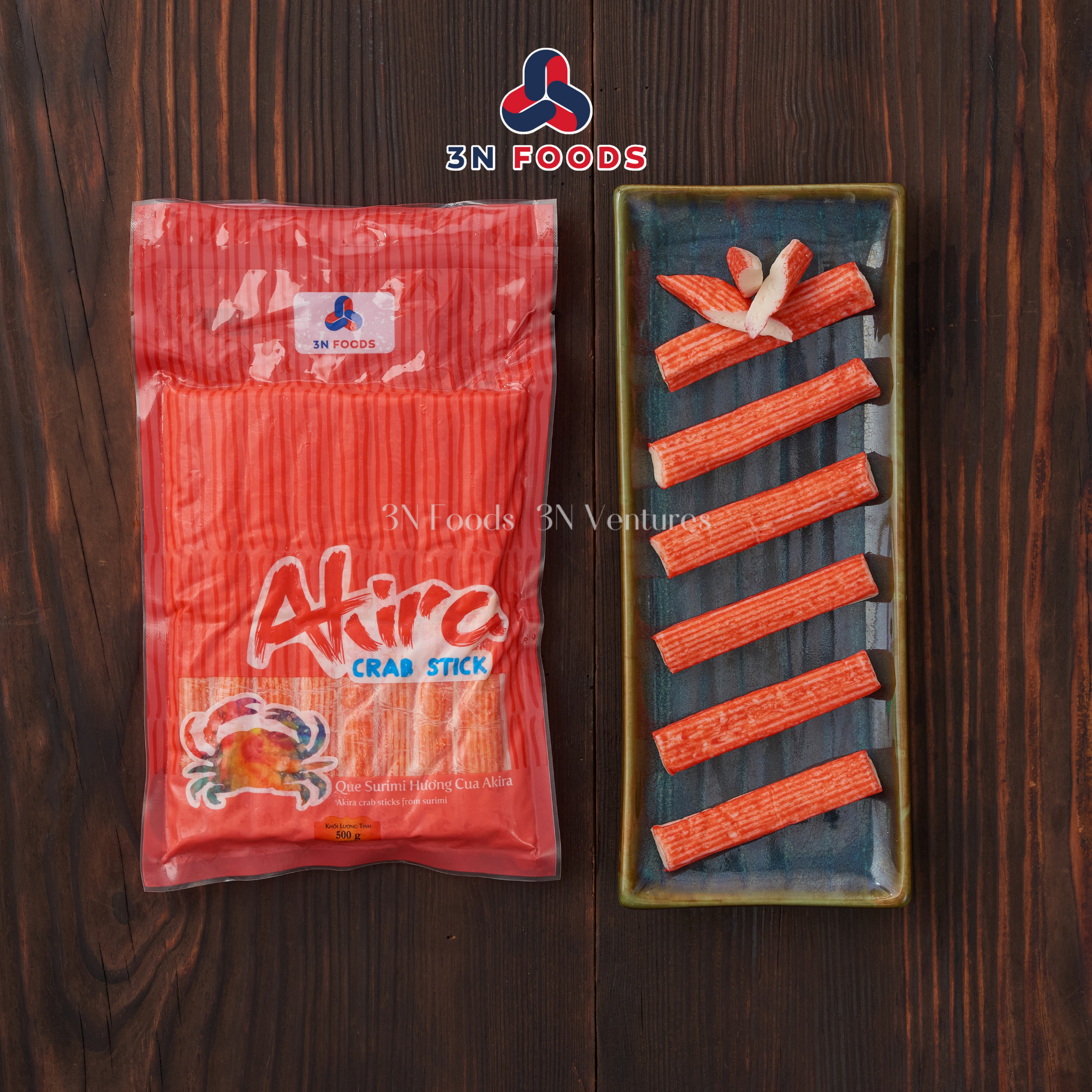 Que surimi hương cua Akira