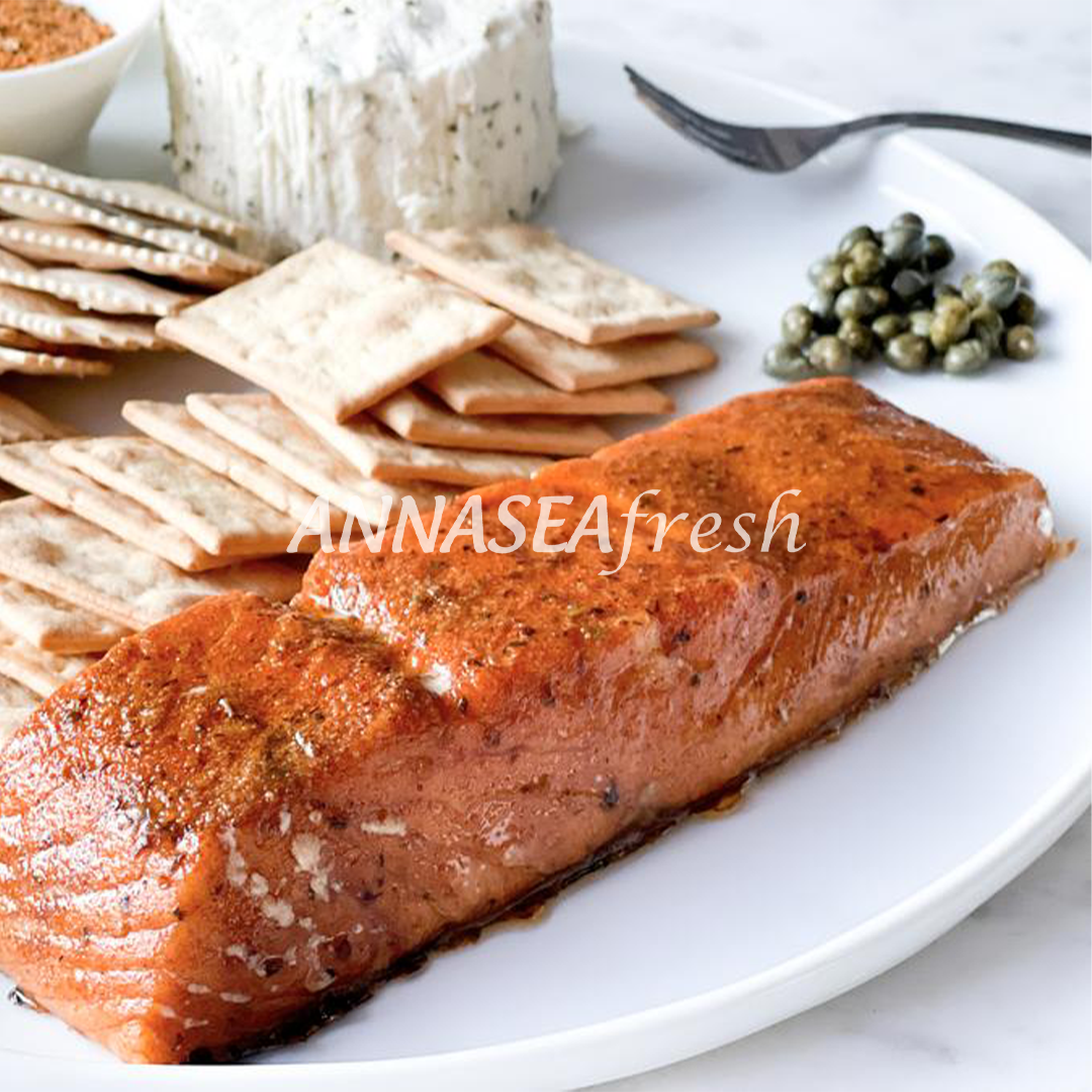 Cá hồi xông khói nóng Annasea - vị Cajun thơm, cay