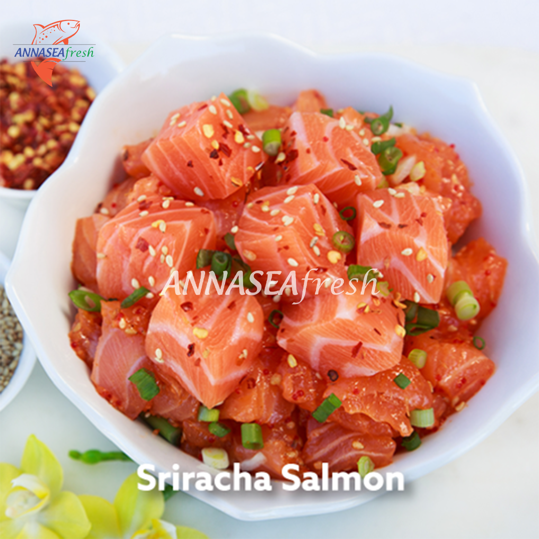 Sriracha Salmon Poke_500gr (hộp)