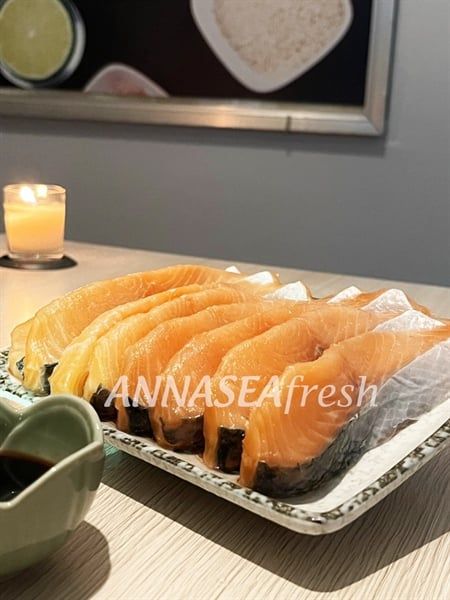 Cá hồi phile cắt lát đông lạnh (túi 500gr)