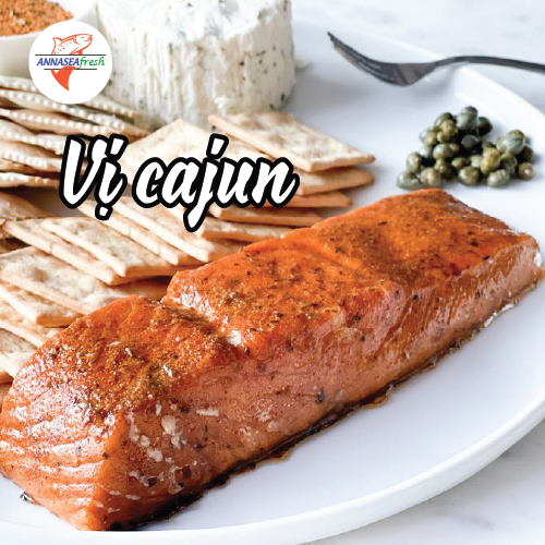 Cá hồi xông khói vị Cajun