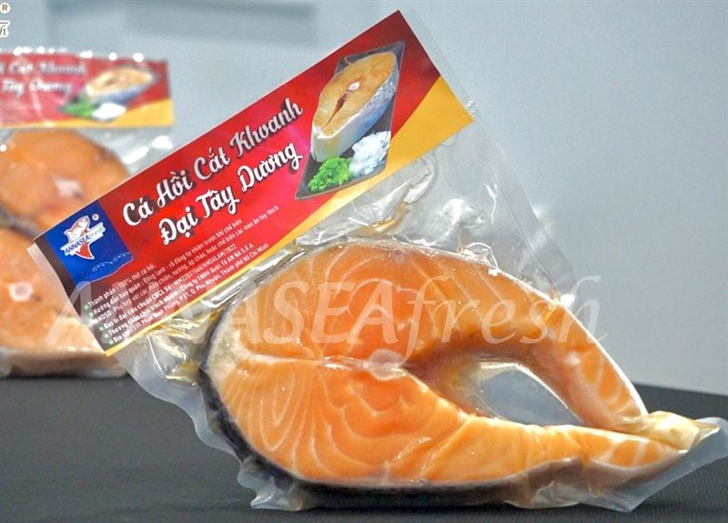 Cá hồi cắt khoanh đông lạnh (Steak)