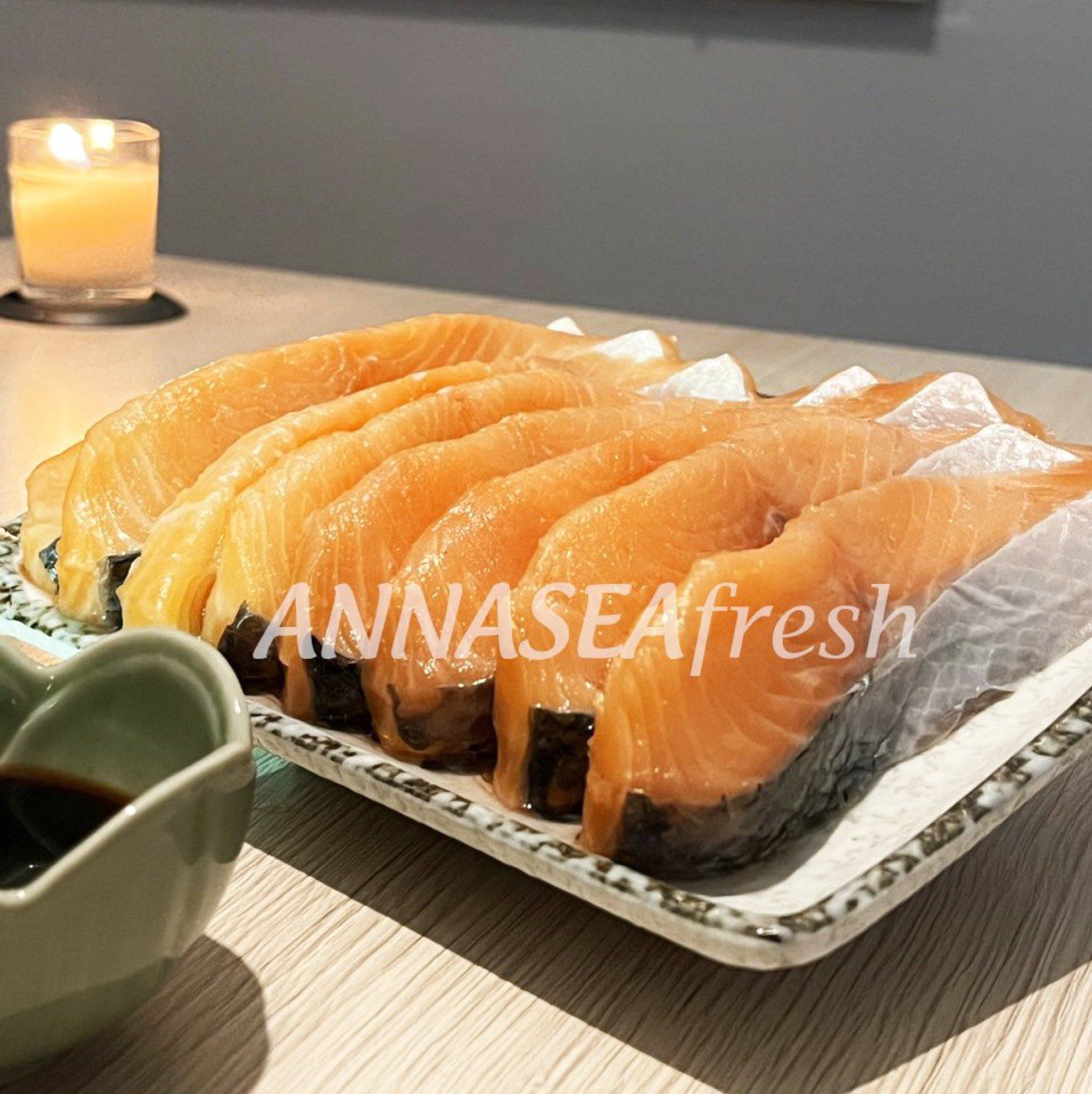 Cá hồi phile cắt lát đông lạnh (túi 500gr)