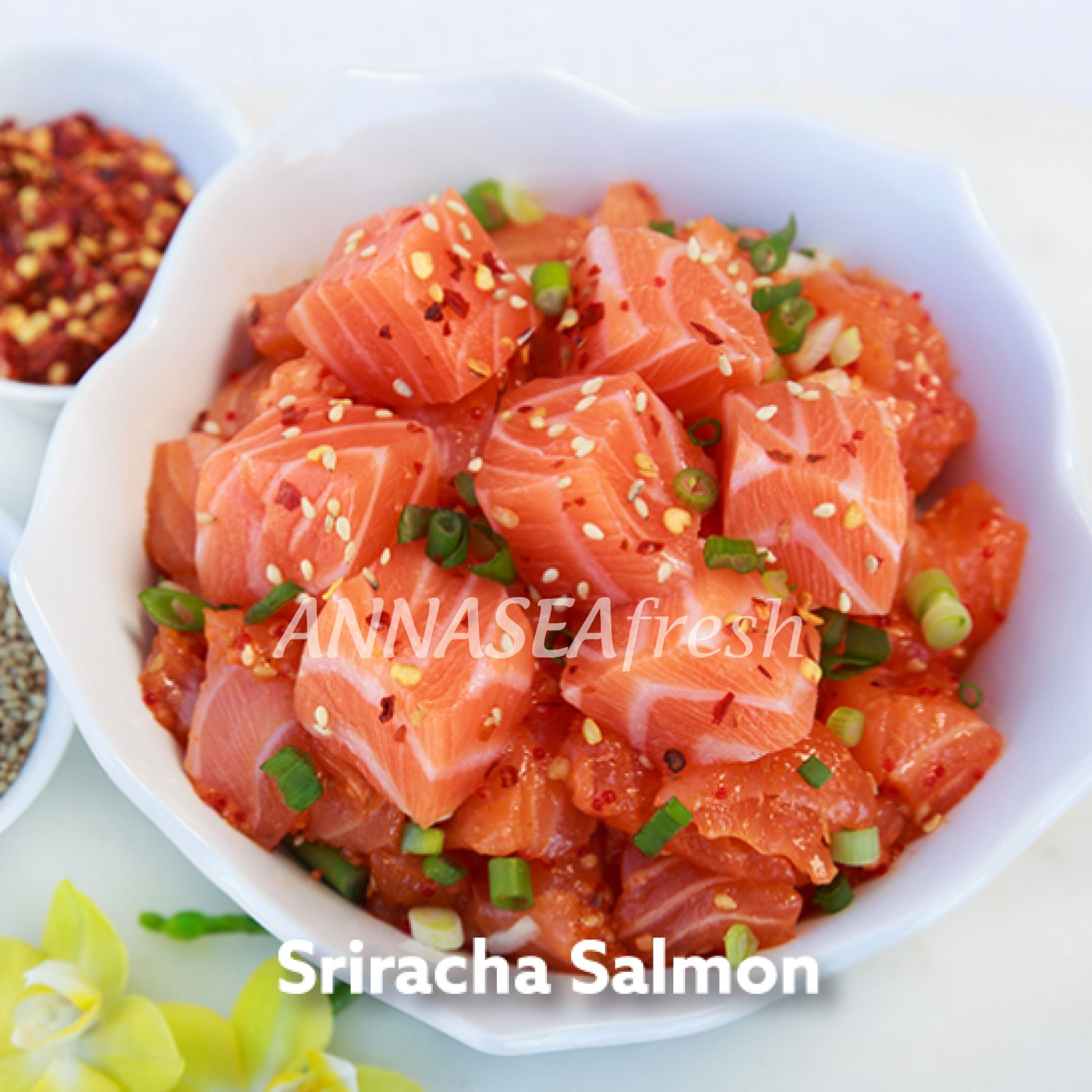  Sriracha Salmon Poke  (200gr) 