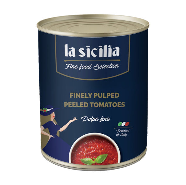  Cà Chua Lột Vỏ Nghiền Nhuyễn La Sicilia 4.1kg 