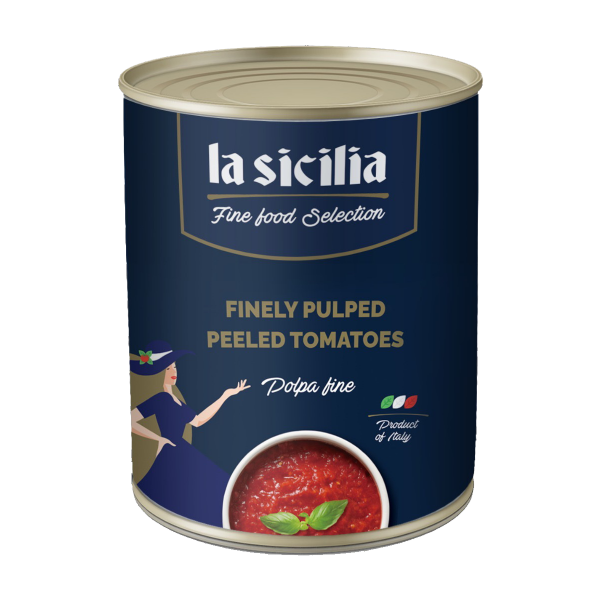  Cà Chua Lột Vỏ Nghiền Nhuyễn La Sicilia 4.1kg 