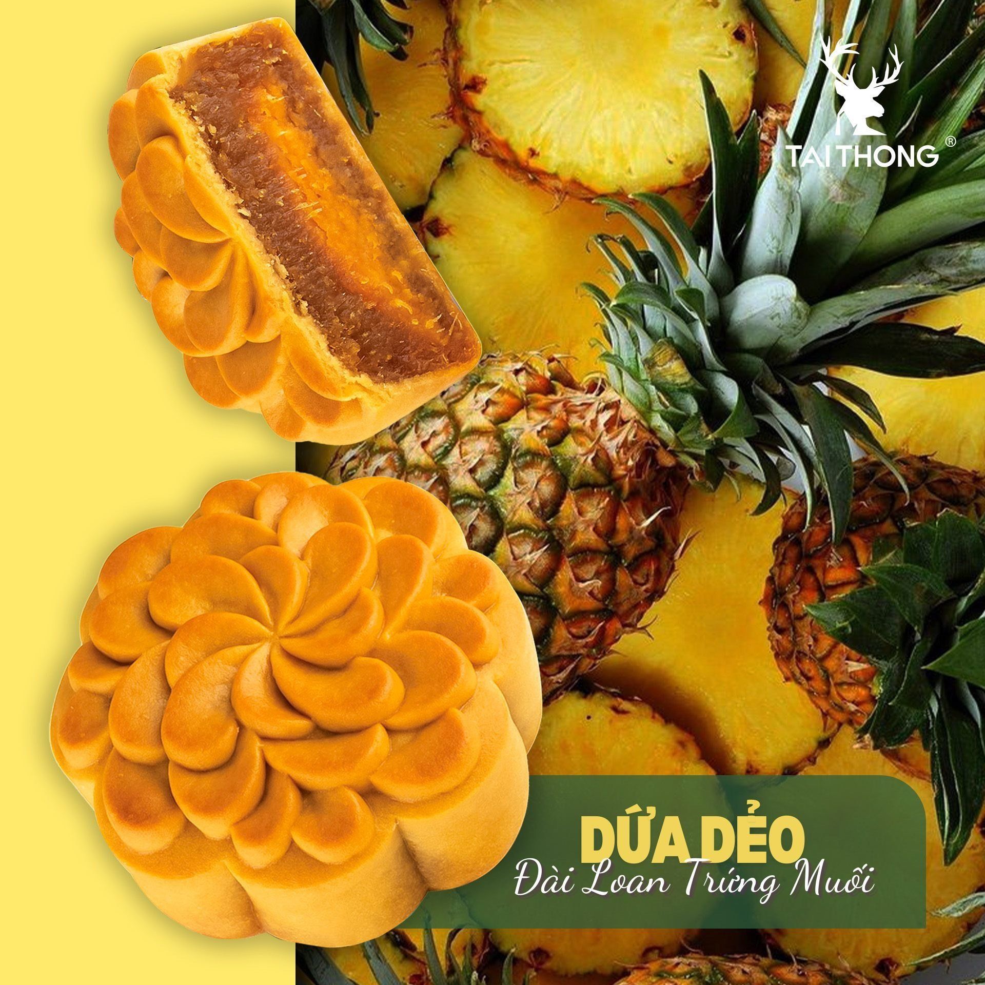 Bánh Trung Thu Dứa Dẻo